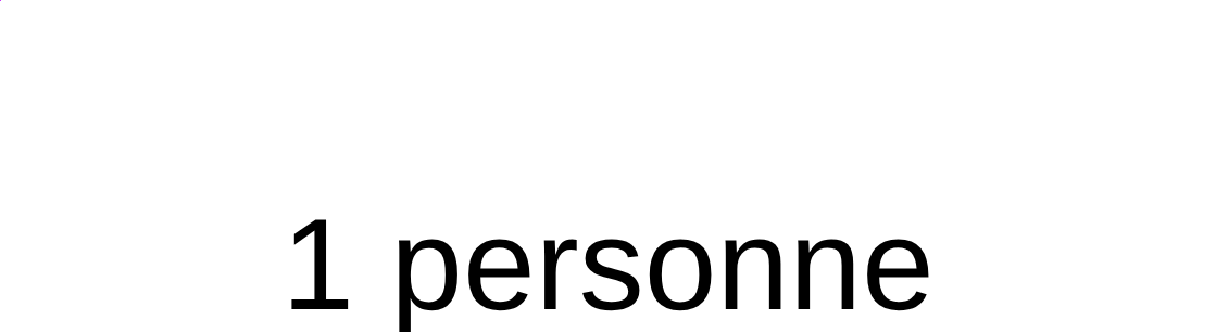 ユン パーソン（フランス語:1 personneの発音と意味）