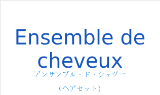 アンサンブル・ド・シュヴー（フランス語:Ensemble de cheveuxの発音と意味）