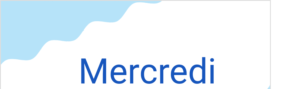 メルクルディ(フランス語:Mercrediの発音と意味)