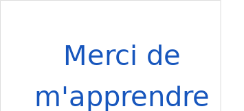 メルシー・ド・マプランドル（フランス語:Merci de m'apprendreの発音と意味）