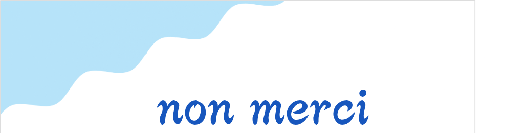 non merciの発音と意味