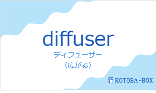 ディフューザー（フランス語:diffuserの発音と意味）