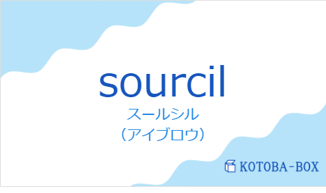 スールシル（フランス語:sourcilの発音と意味）