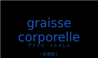 グラッセ・コルポレル（フランス語:graisse corporelleの発音と意味）